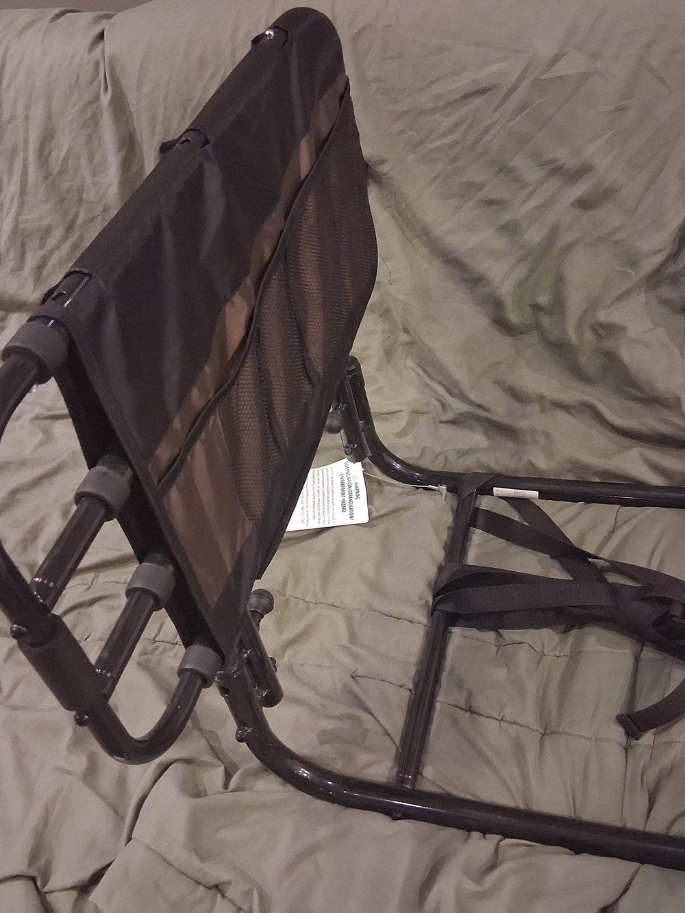 Adjustable Black Bed Backrest Support